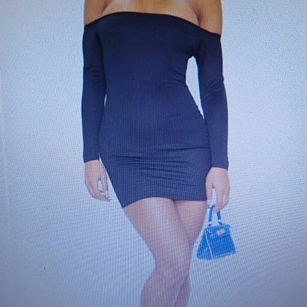 Prettylittlething Bardot Bodycon dress size 12